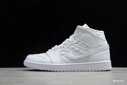 WHITE AIR MID DB6078-100 JORDAN 1 QUILTED 0731